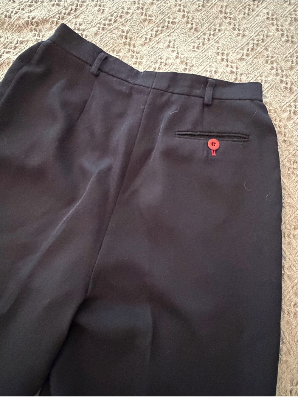 Mondi Navy 3-Piece Pantsuit Set with Red Trim - Picture 6 of 16